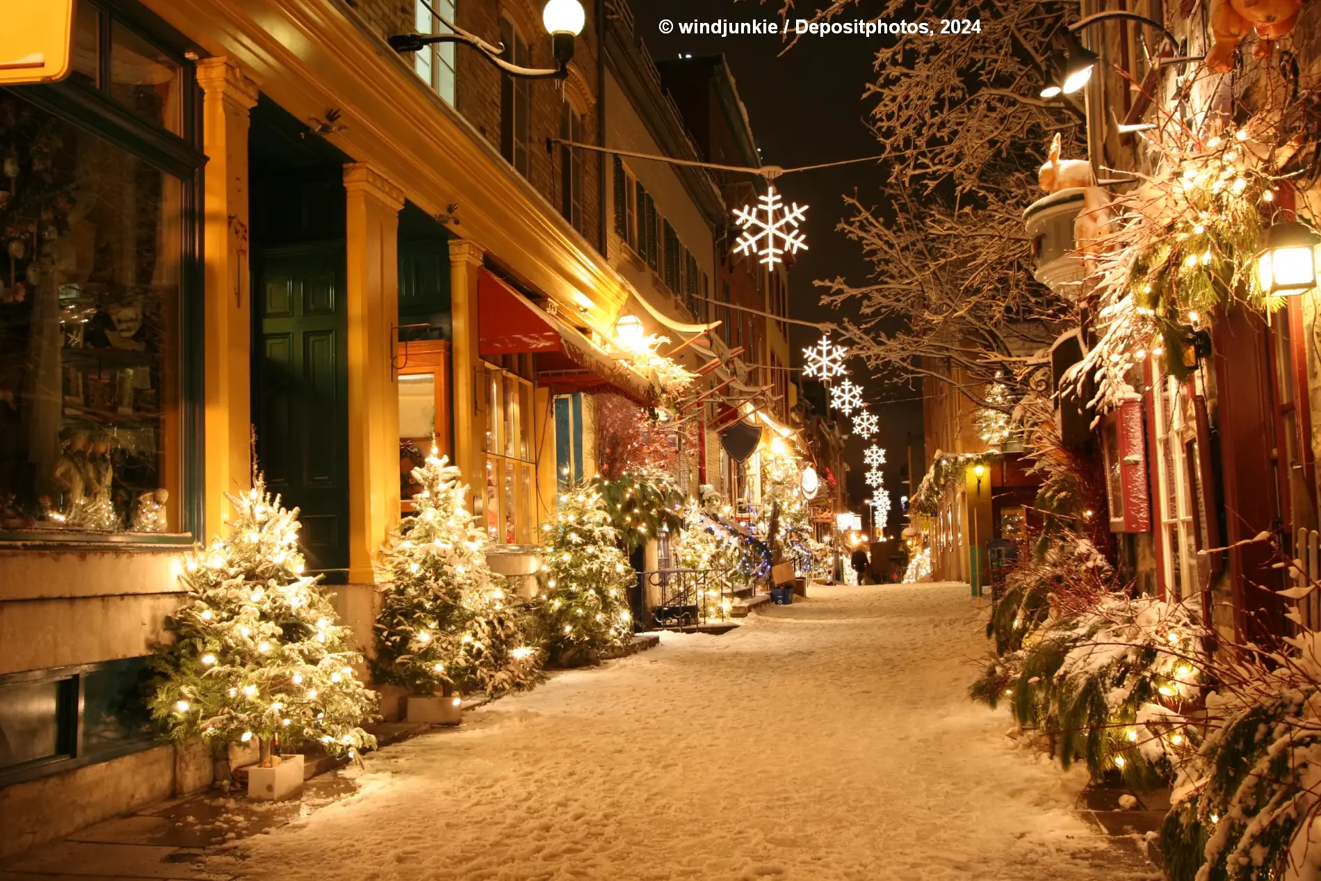 Lettura in francese con esercizi: Noël au Québec